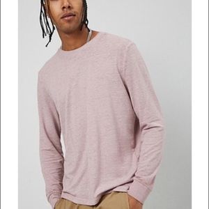 🌟NWT🌟Forever 21 MEN’S Long Sleeve Mauve Tee
